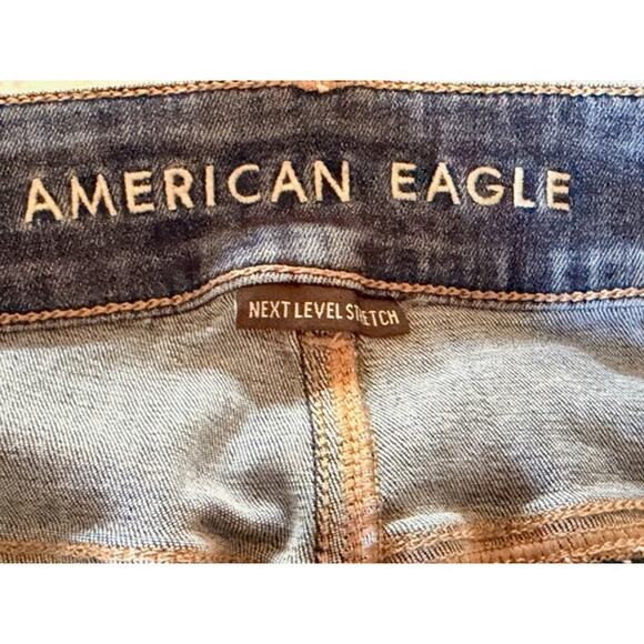 American Eagle Next Level Stretch Carpenter Jegging Jeans Size 16 Regular - Picture 6 of 8